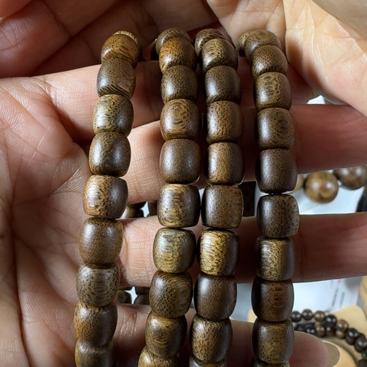 沉香手串乒*白棋沉水料
