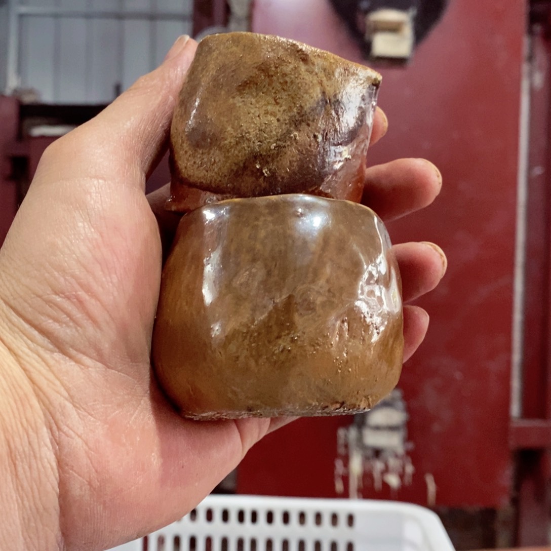 瑕疵，柴烧茶具陶瓷杯子