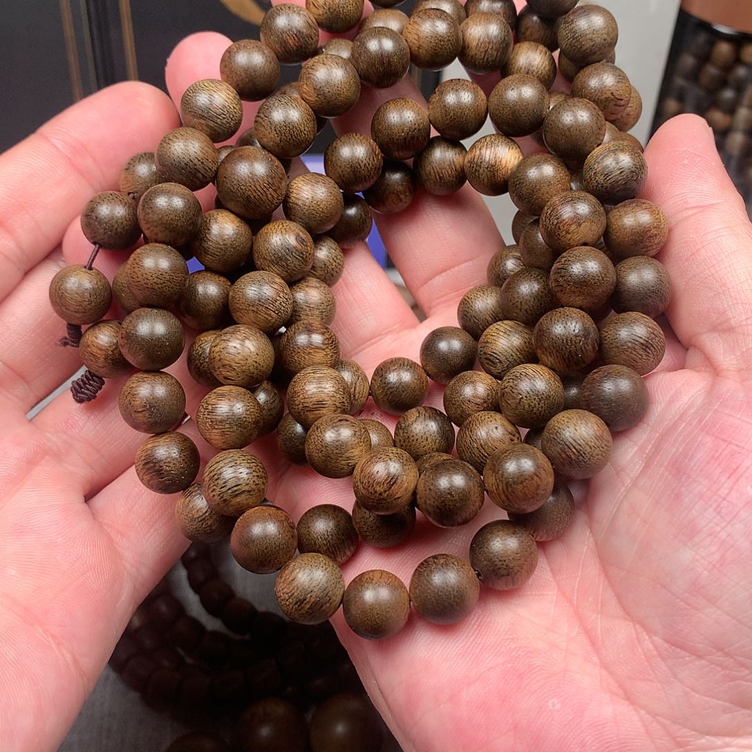 沉香手串越南芽庄白棋