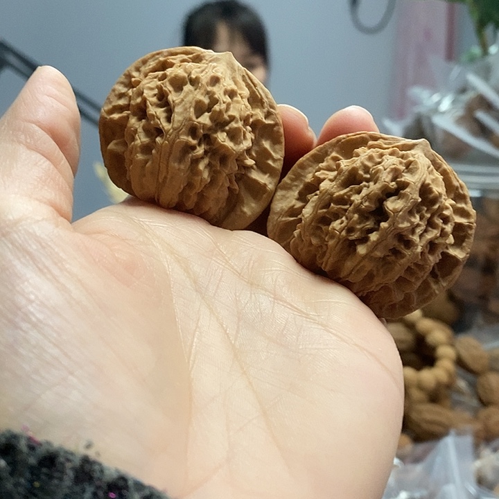 文玩核桃把件46老款狮子头
