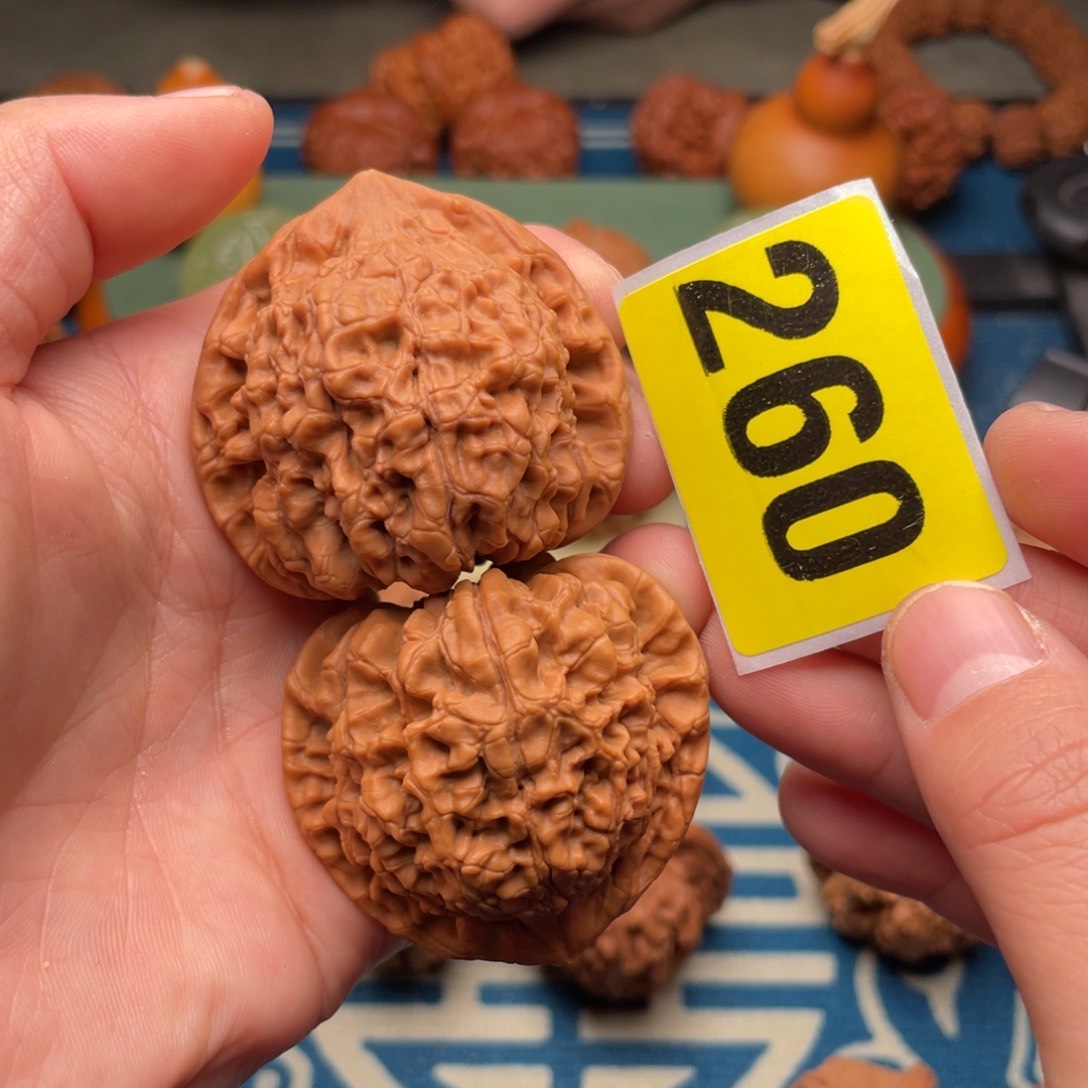 文玩核桃把件46官帽260号