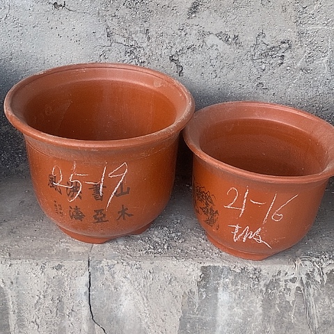 中国宜兴紫砂花，