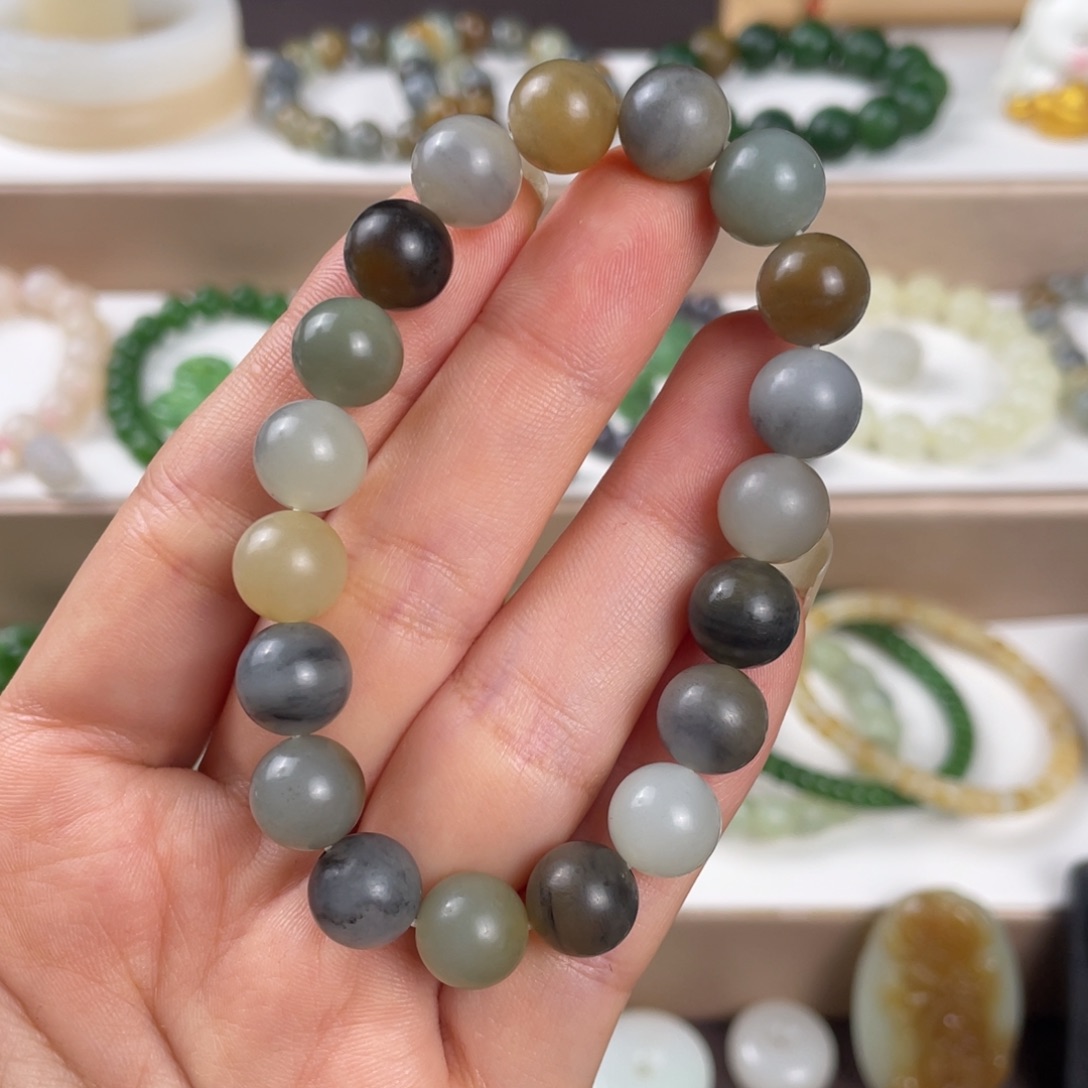 和田玉未镶嵌手链