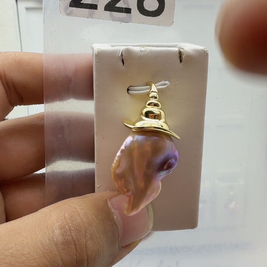 合金淡水珍珠颈饰