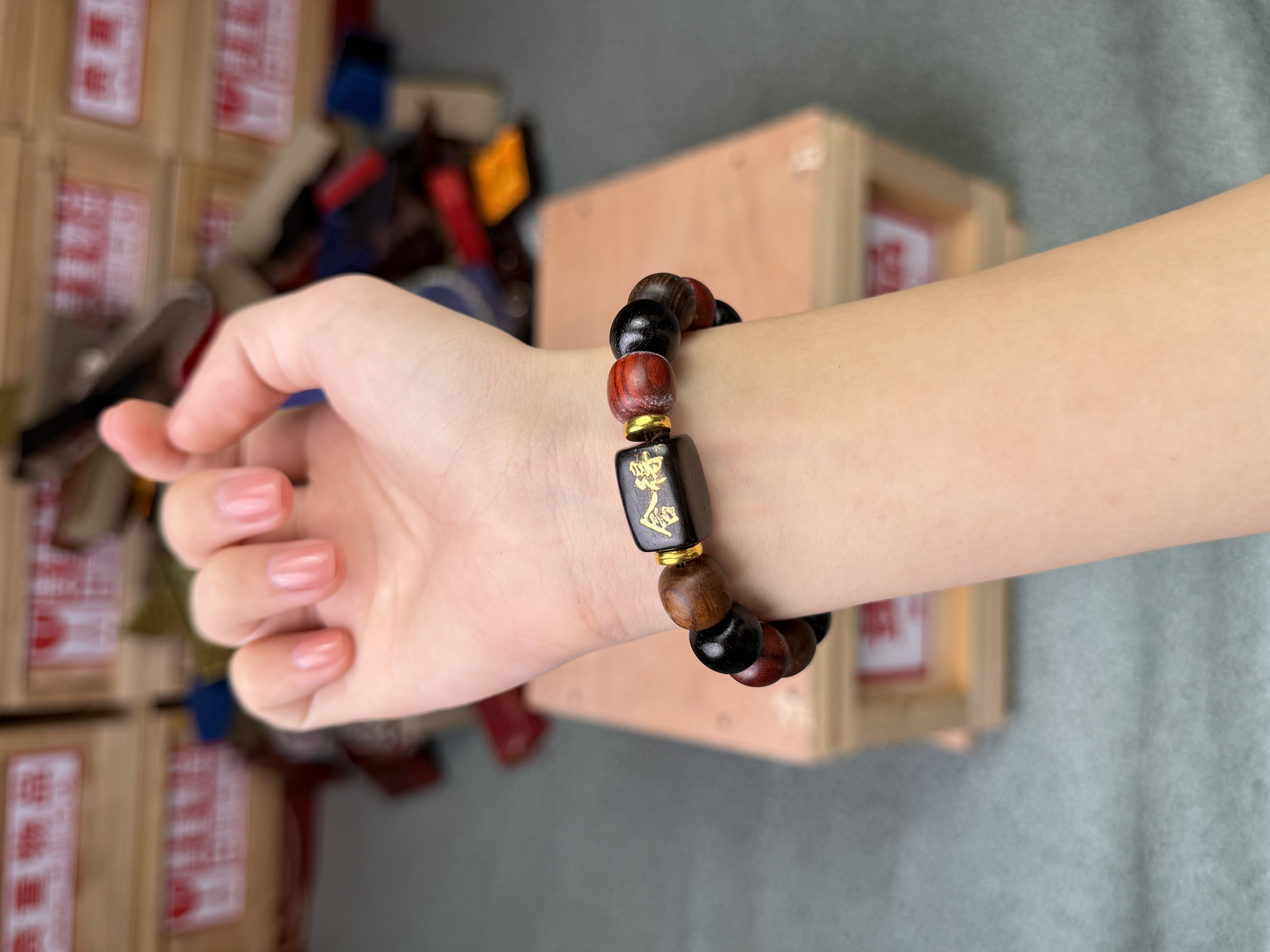 精品手串A12多宝木珠舍得手串无礼盒无证书