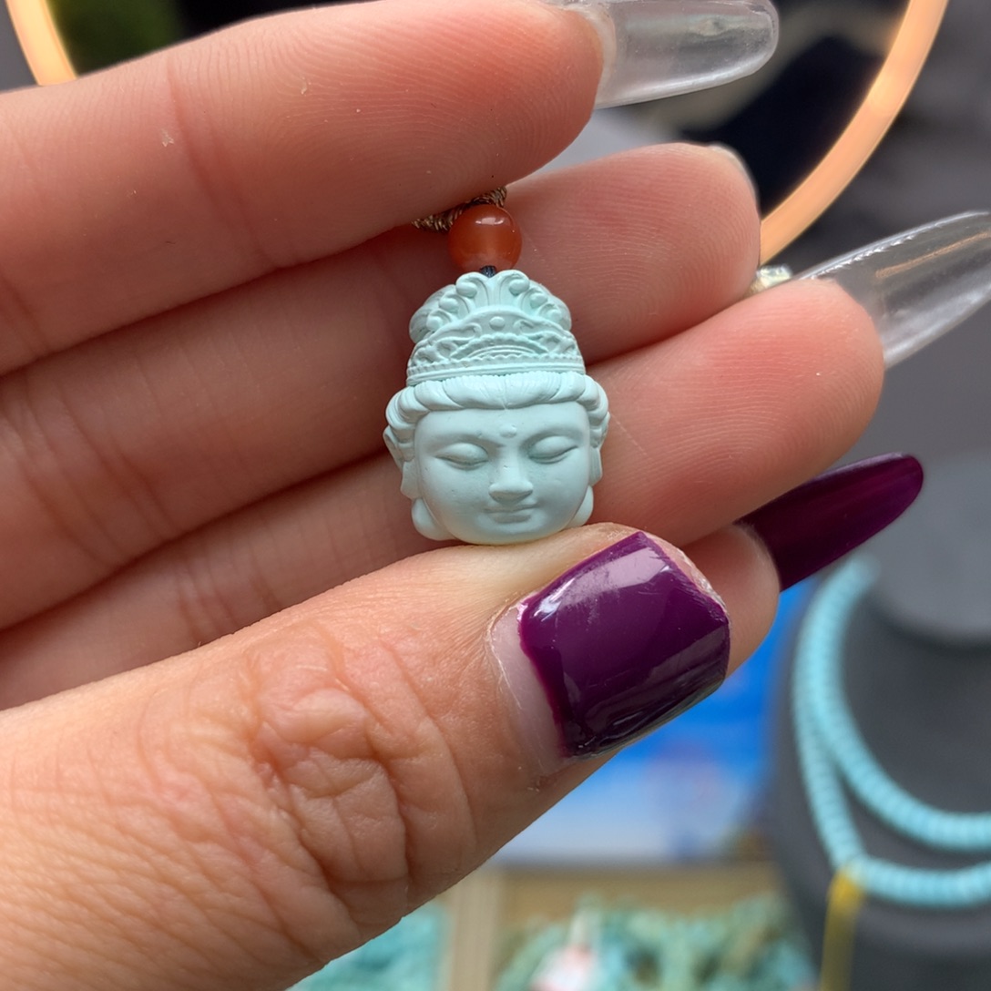 绿松石挂件未镶嵌