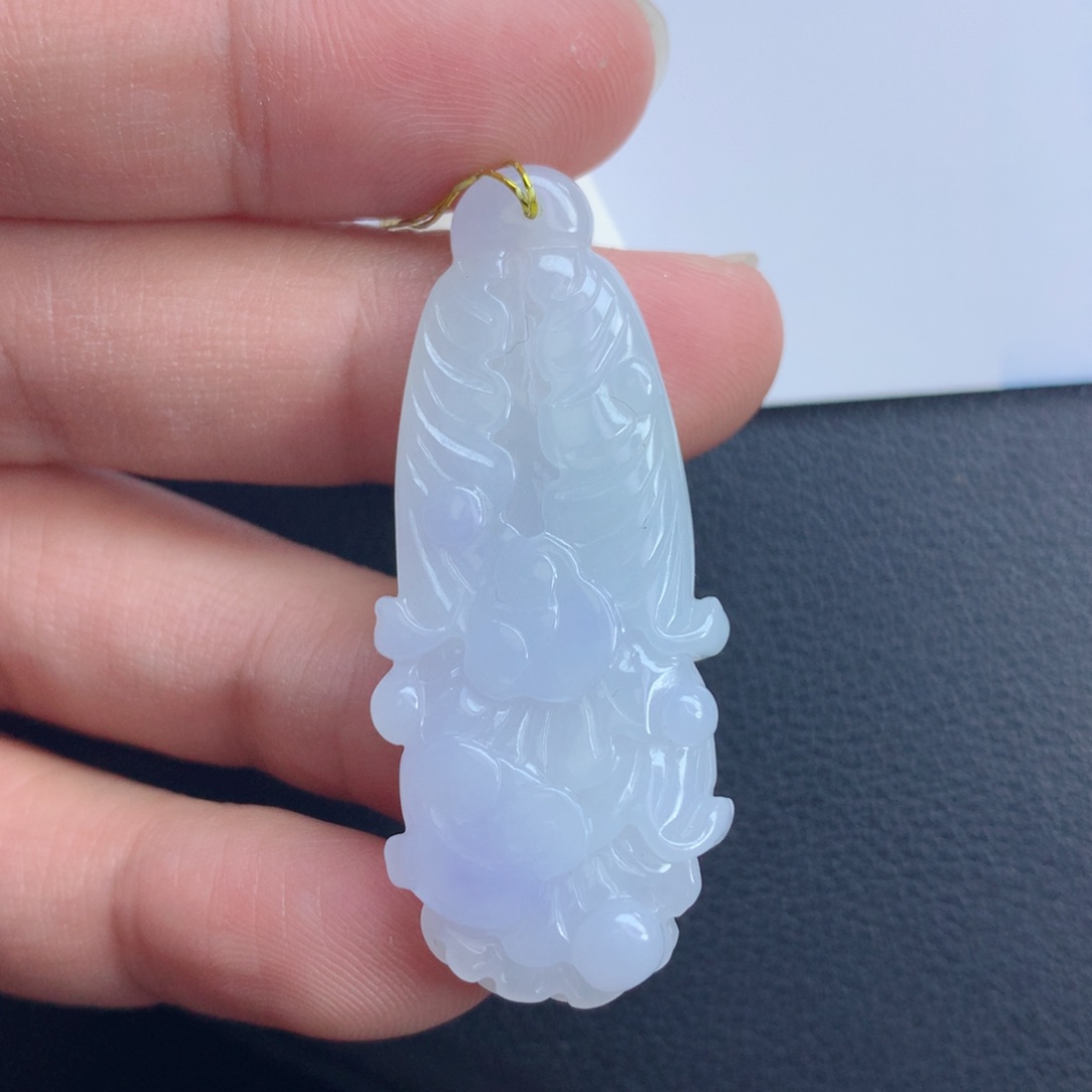 翡翠颈饰未镶嵌百财