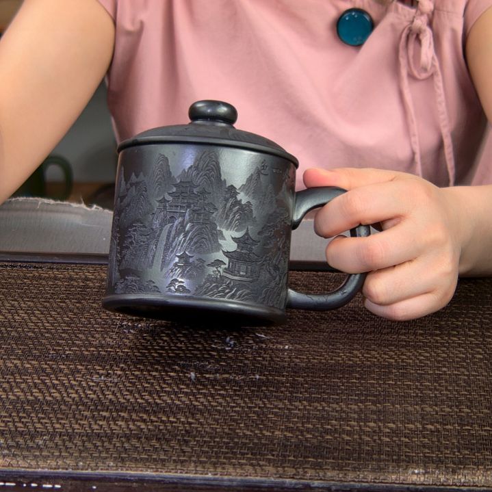 茶杯紫砂高货放漏