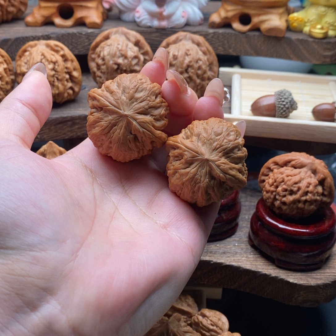 吊坠文玩核桃十*38全品铁锤