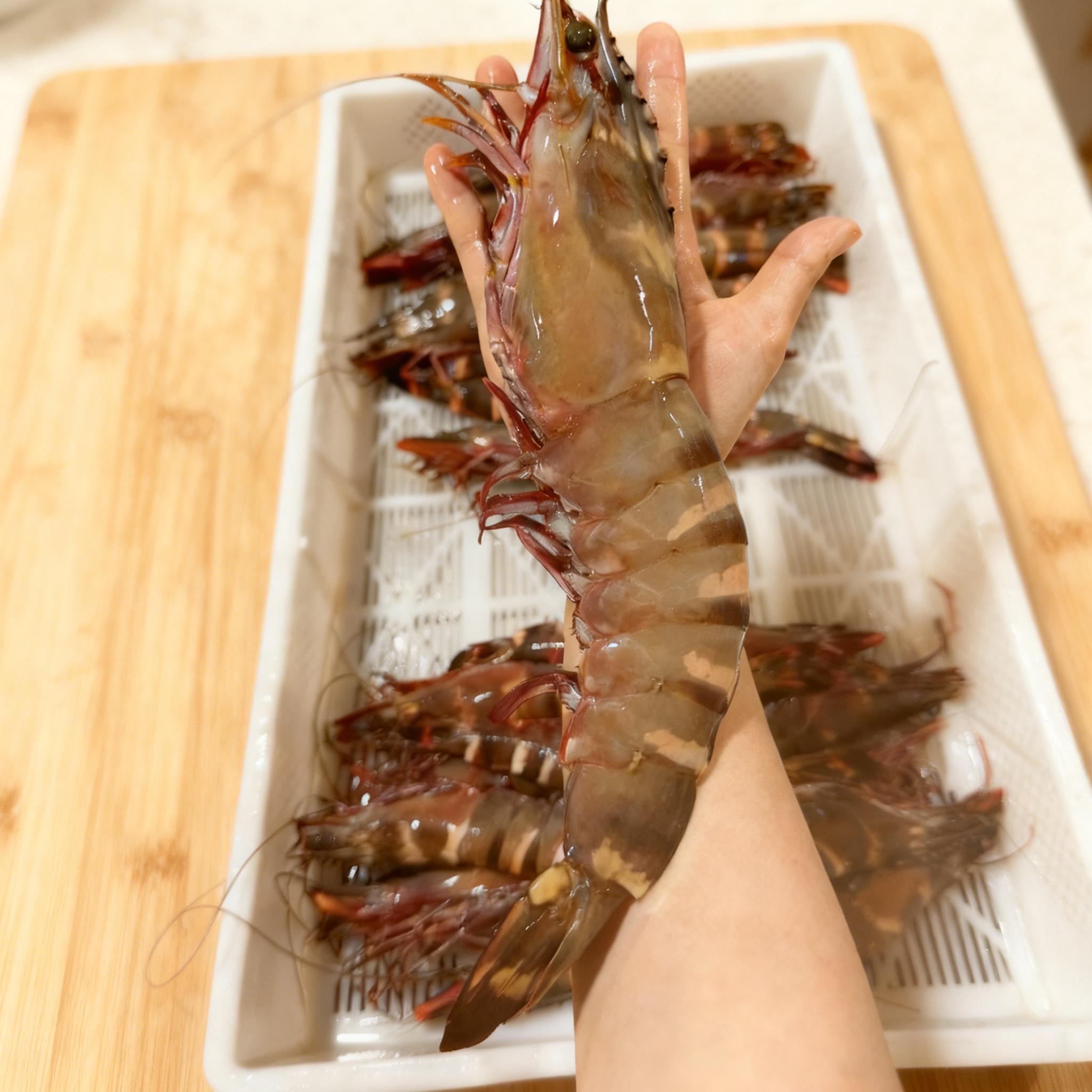 A级超大号黑虎虾 肉质鲜嫩 顺丰冷链发货