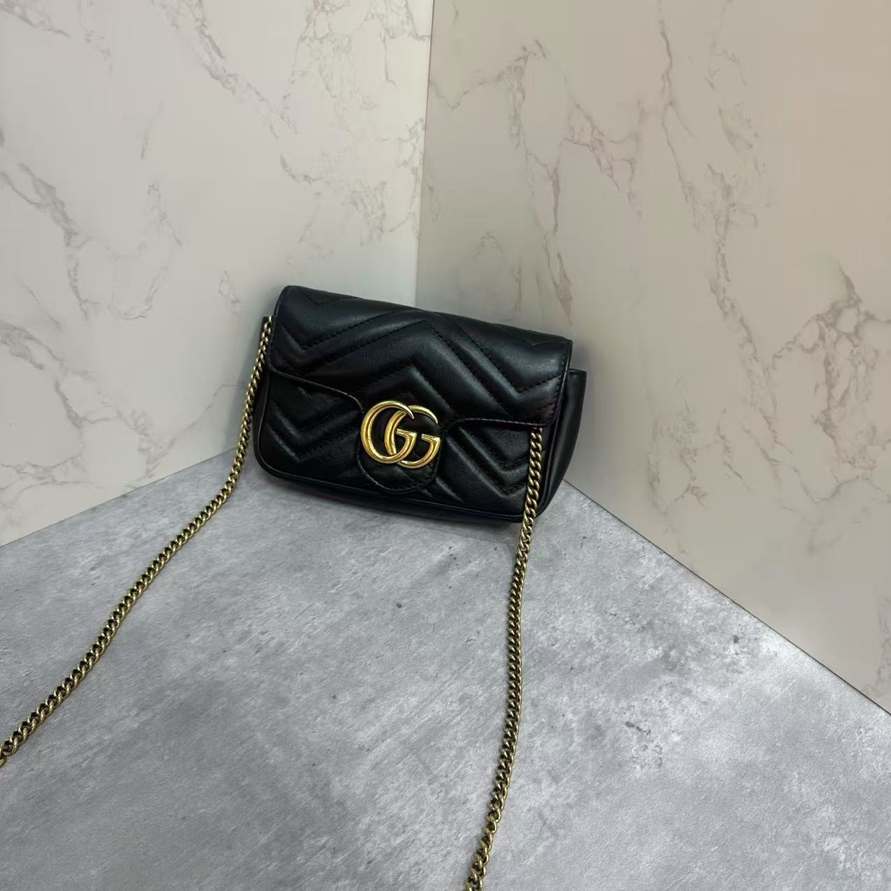 95新 GUCCI/古驰 乱乱子中古/女士/单肩包/107380