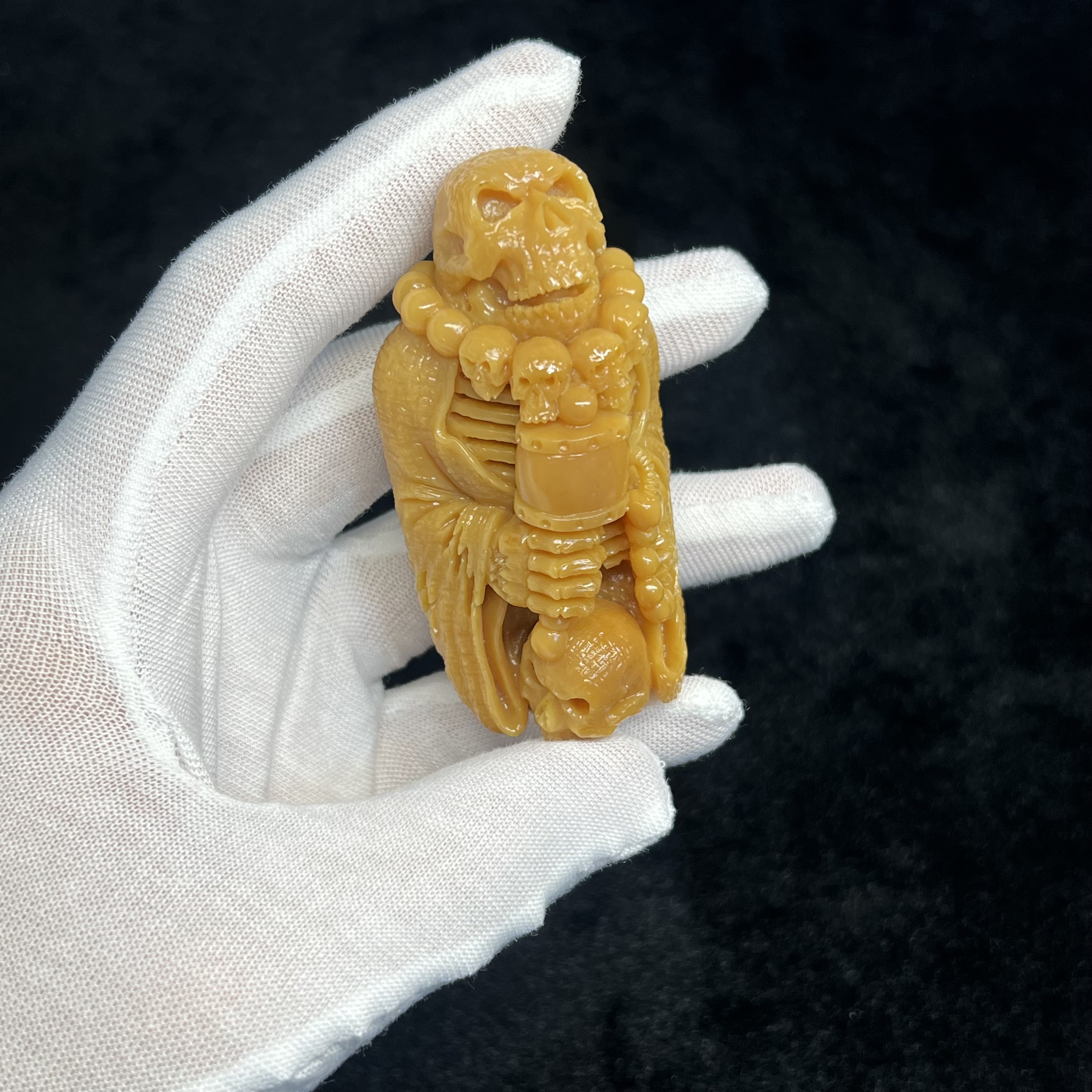 A0027骷髅猛犸牙工艺品