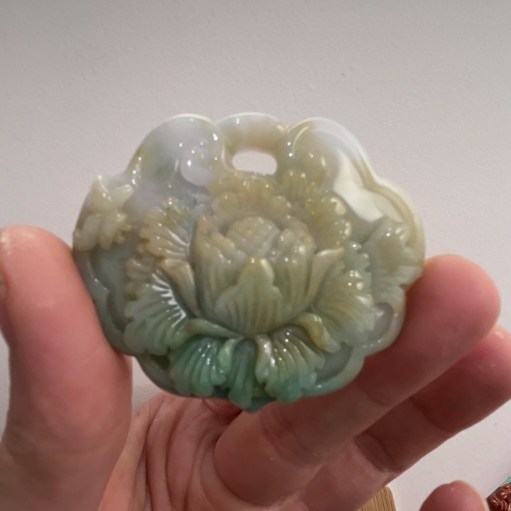 翡翠未镶嵌吊坠(赠链)代编织