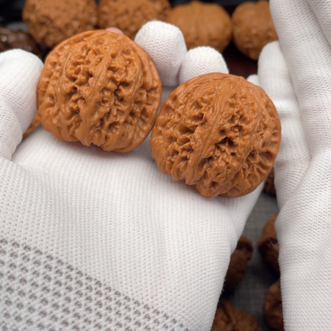 文玩核桃把件42平谷大粗筋