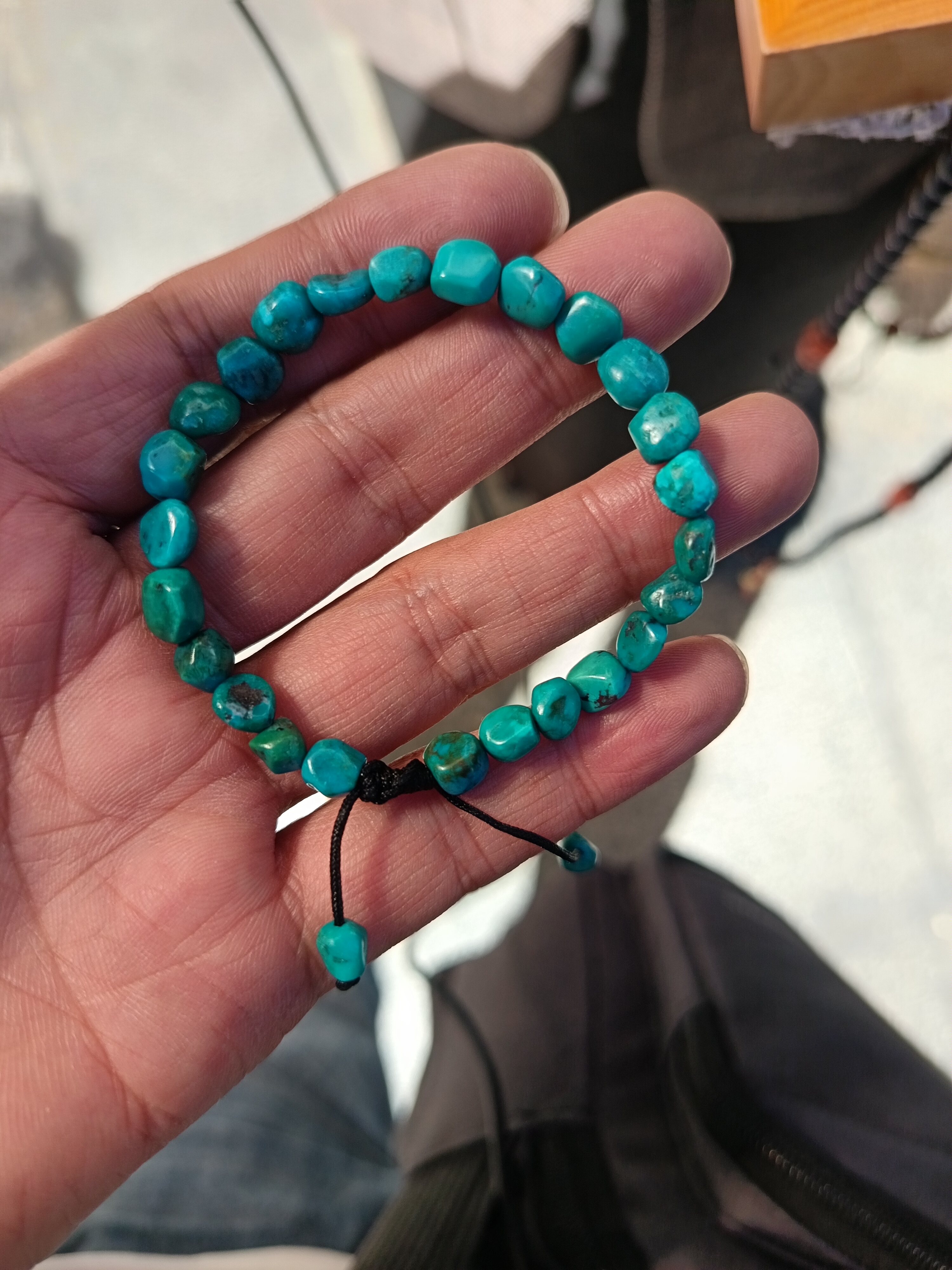 非金属大理石手链 高瓷蓝随型手串瓷釉级料质细腻