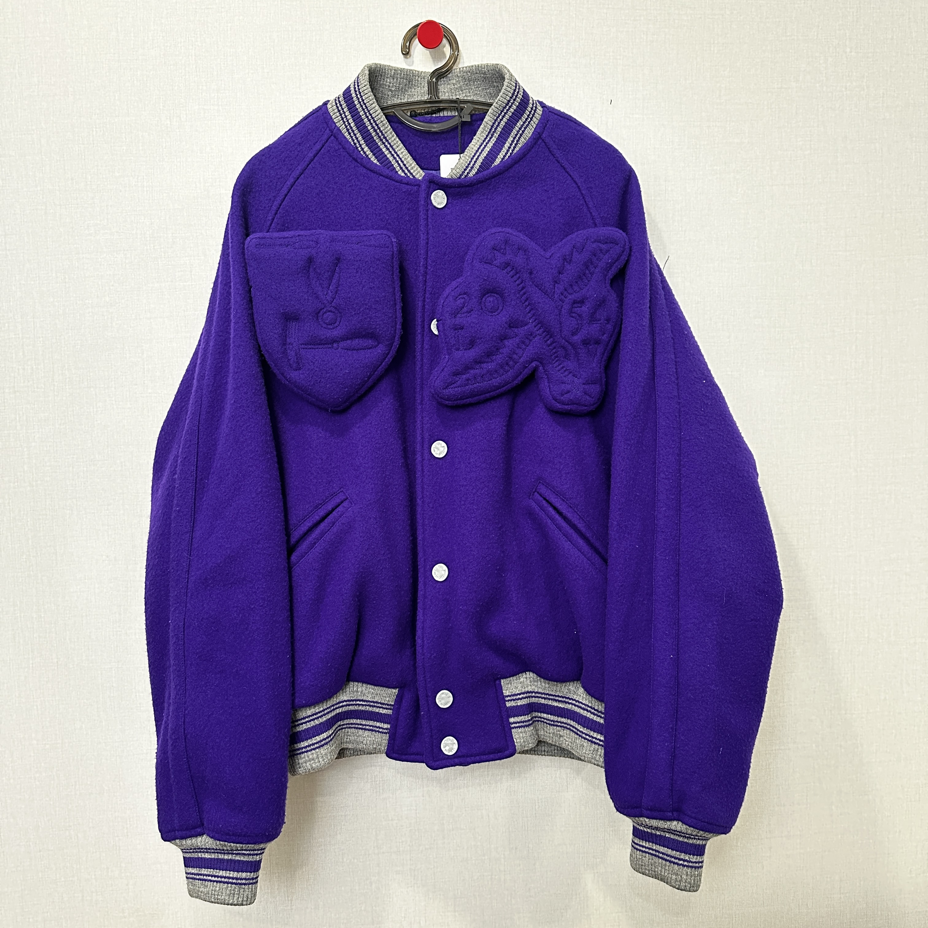 99新 LouisVuitton/路易威登 紫色棒球服外套 尺码：52 20056
