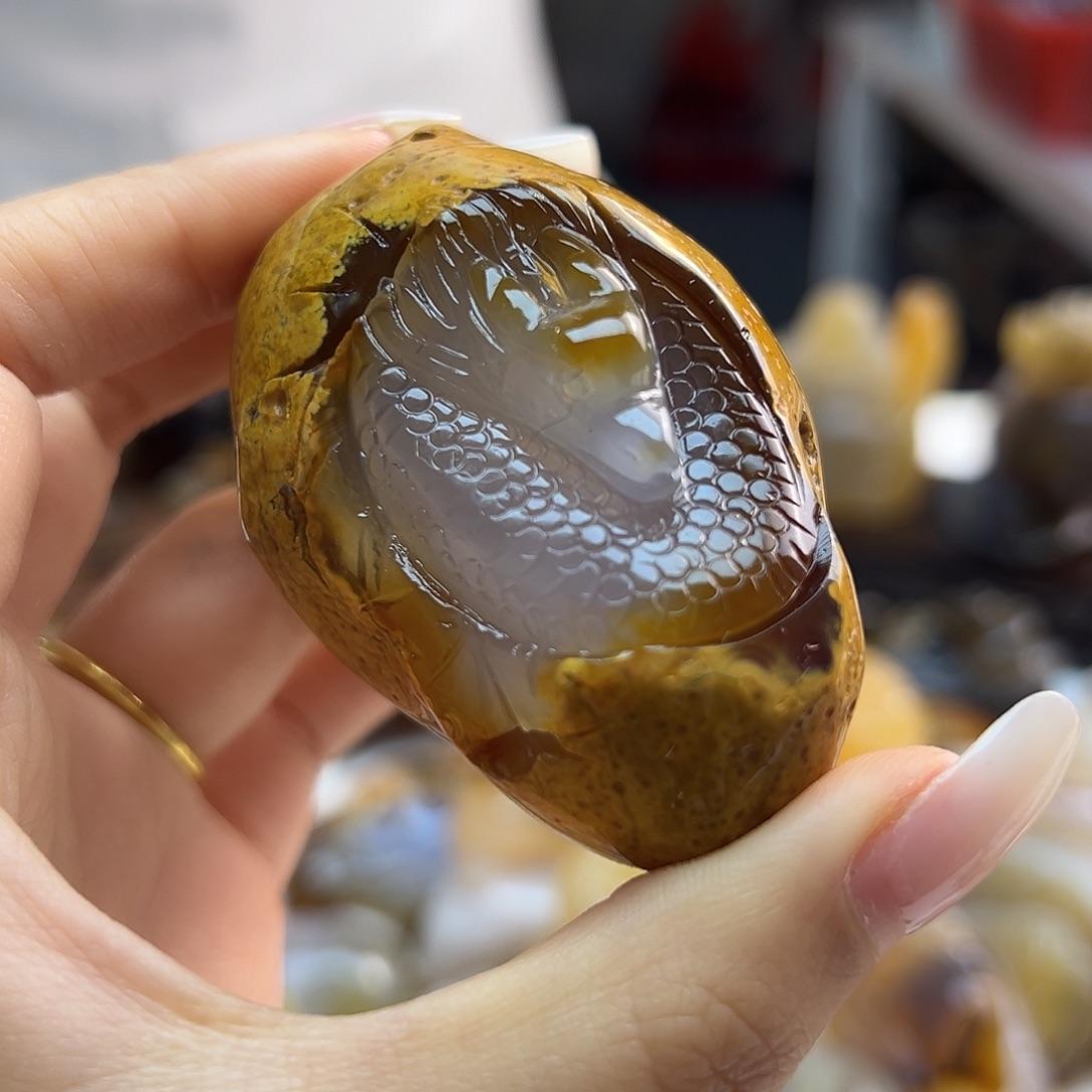 玛瑙/玉髓未镶嵌吊坠(不含链)