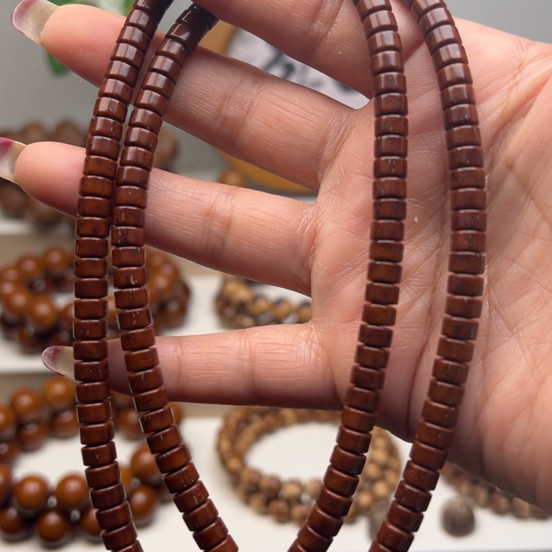 紫金鼠手串实心纯肉薯片脖挂6*3.5