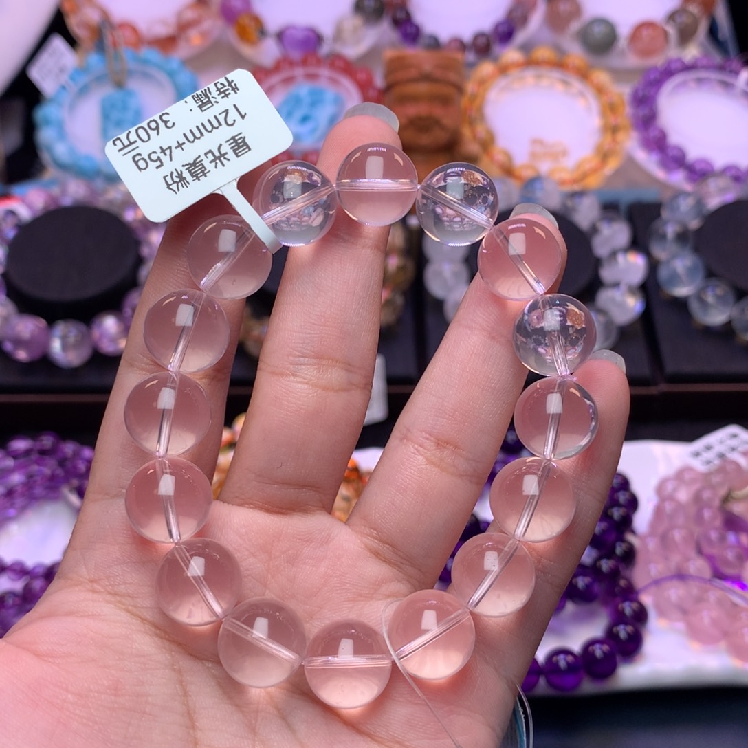 李***明水晶手链未镶嵌手链