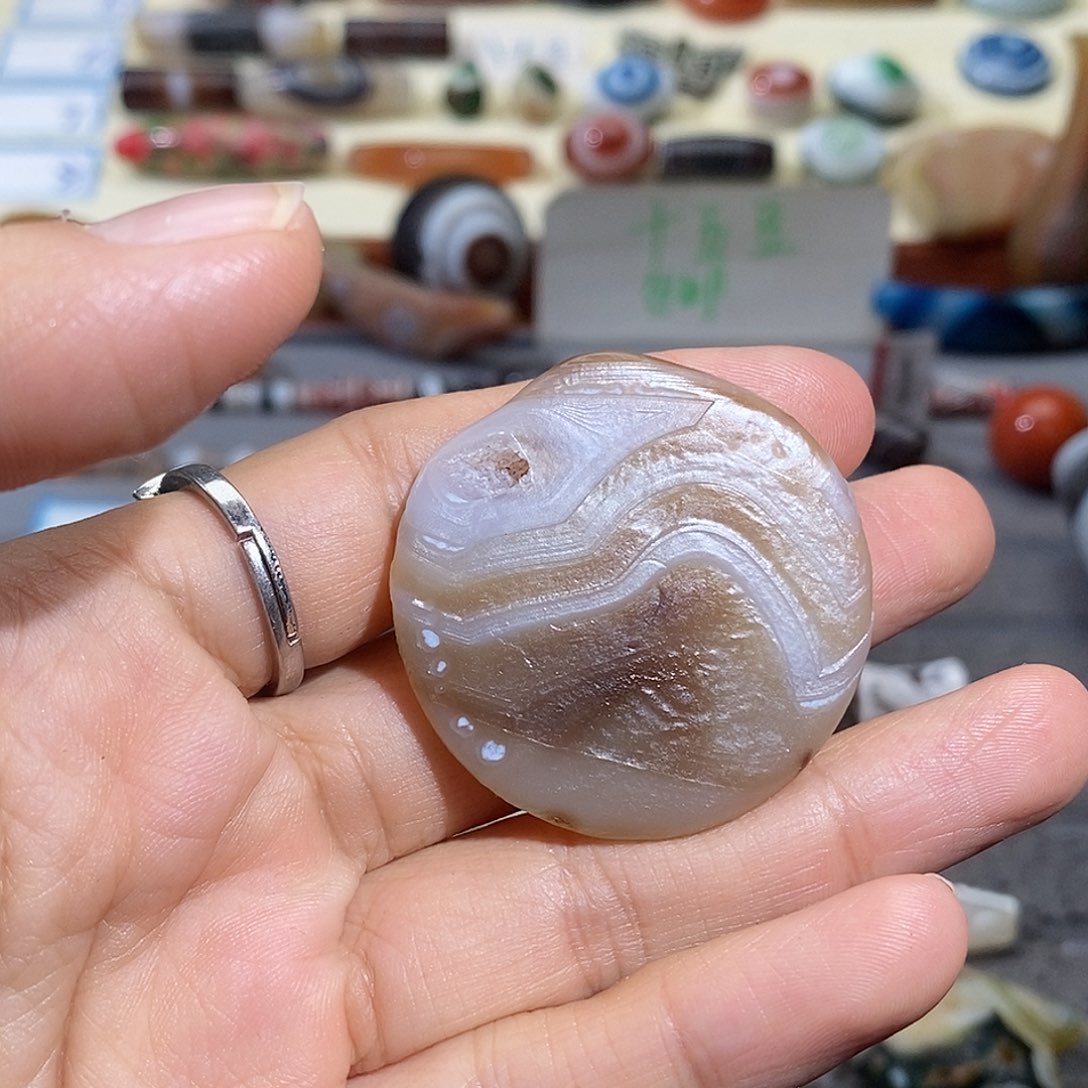 默***.玛瑙/玉髓合金颈饰