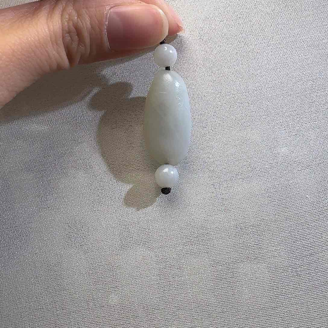 和田玉颈饰未镶嵌米达9g