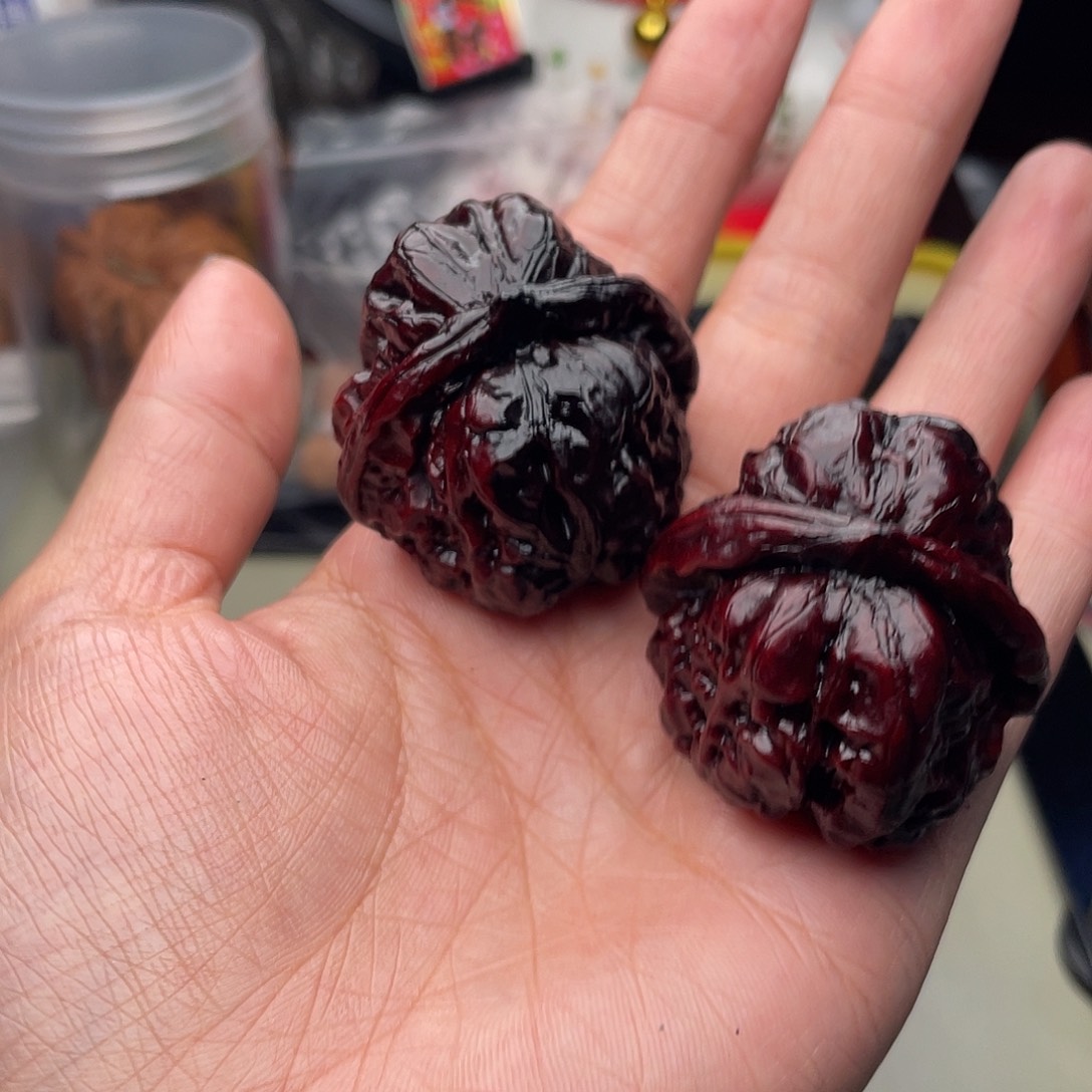 文玩核桃把件走***海蛙蛙3