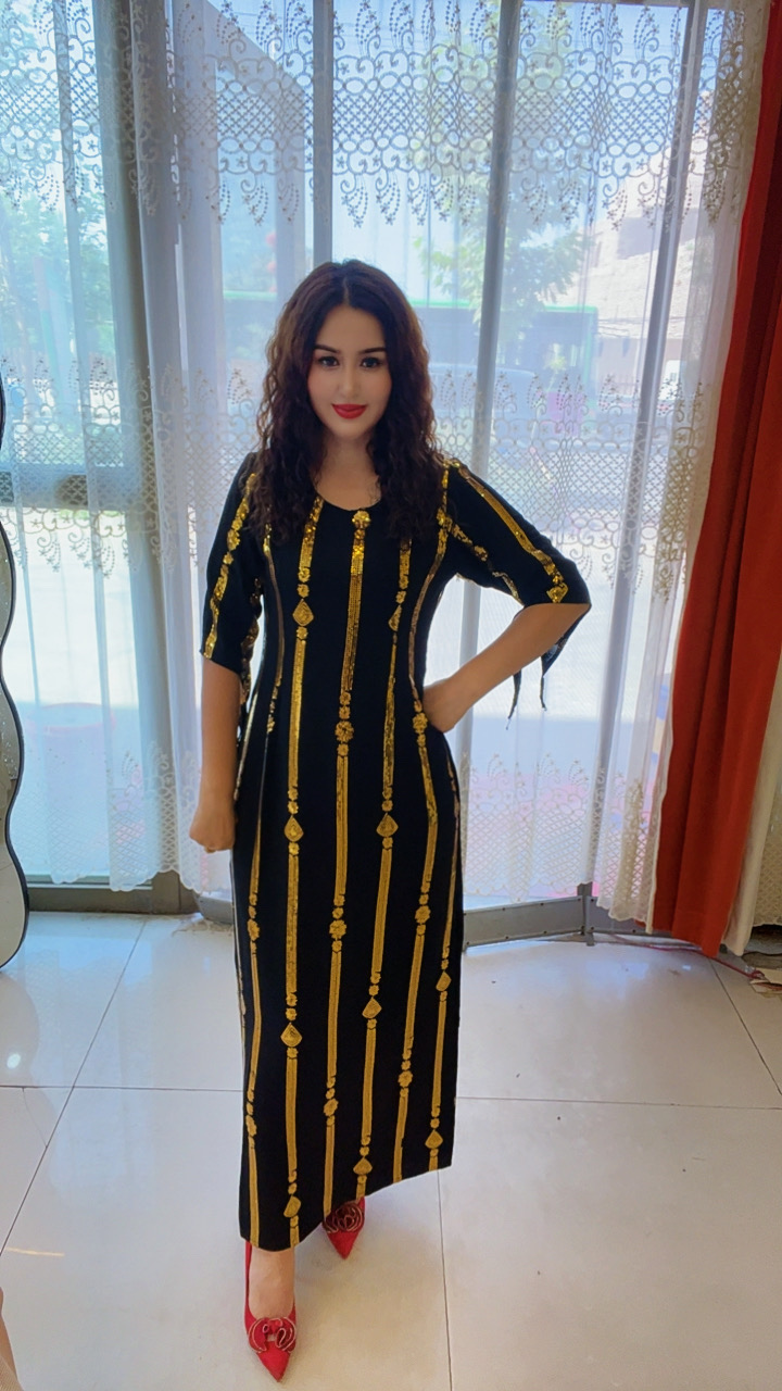 2025时尚亮闪闪连衣裙显瘦气质针织