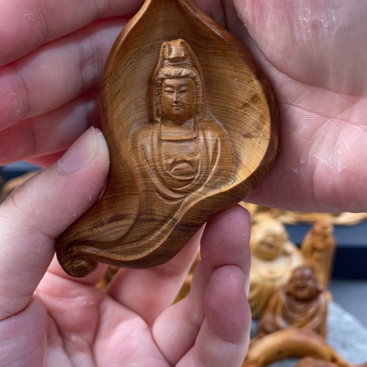 柏木（崖柏）太行崖柏根雕摆件观姐姐