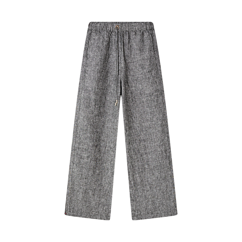 【小水专属】 薰香2025新款亚麻宽松时尚百搭休闲裤阔腿裤K10445