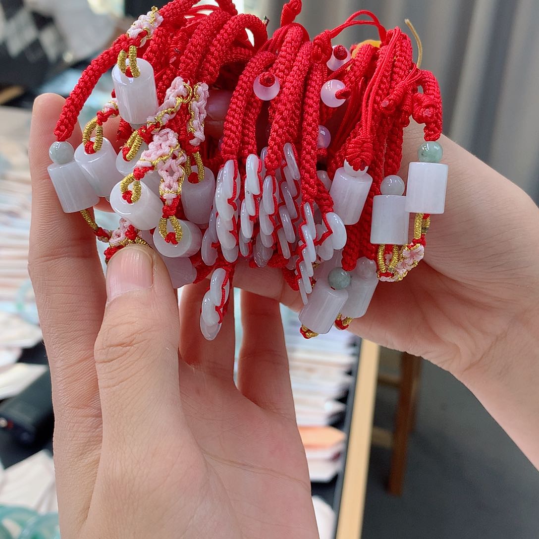 未镶嵌手链翡翠翡翠