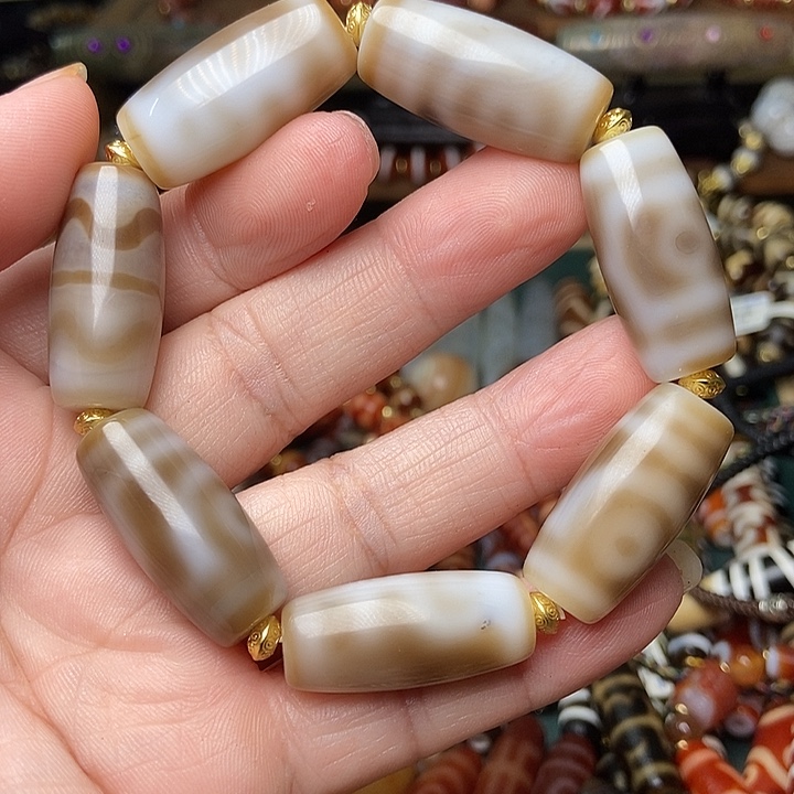 玛瑙/玉髓未镶嵌手链