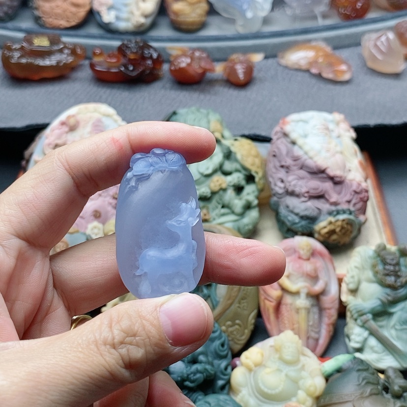 【闪购商品】未镶嵌吊坠定制玛瑙