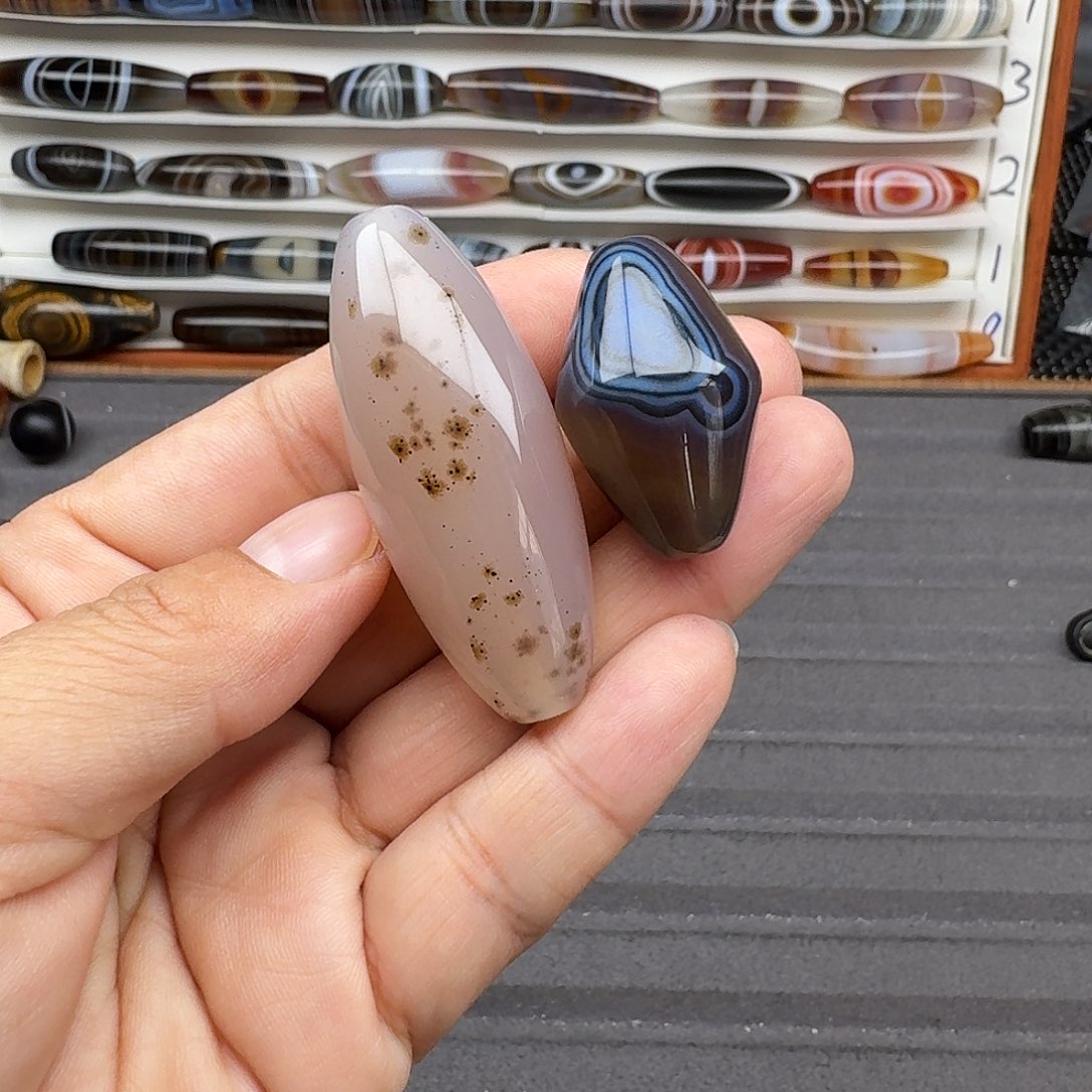 小***6玛瑙/玉髓合金珠宝半成品