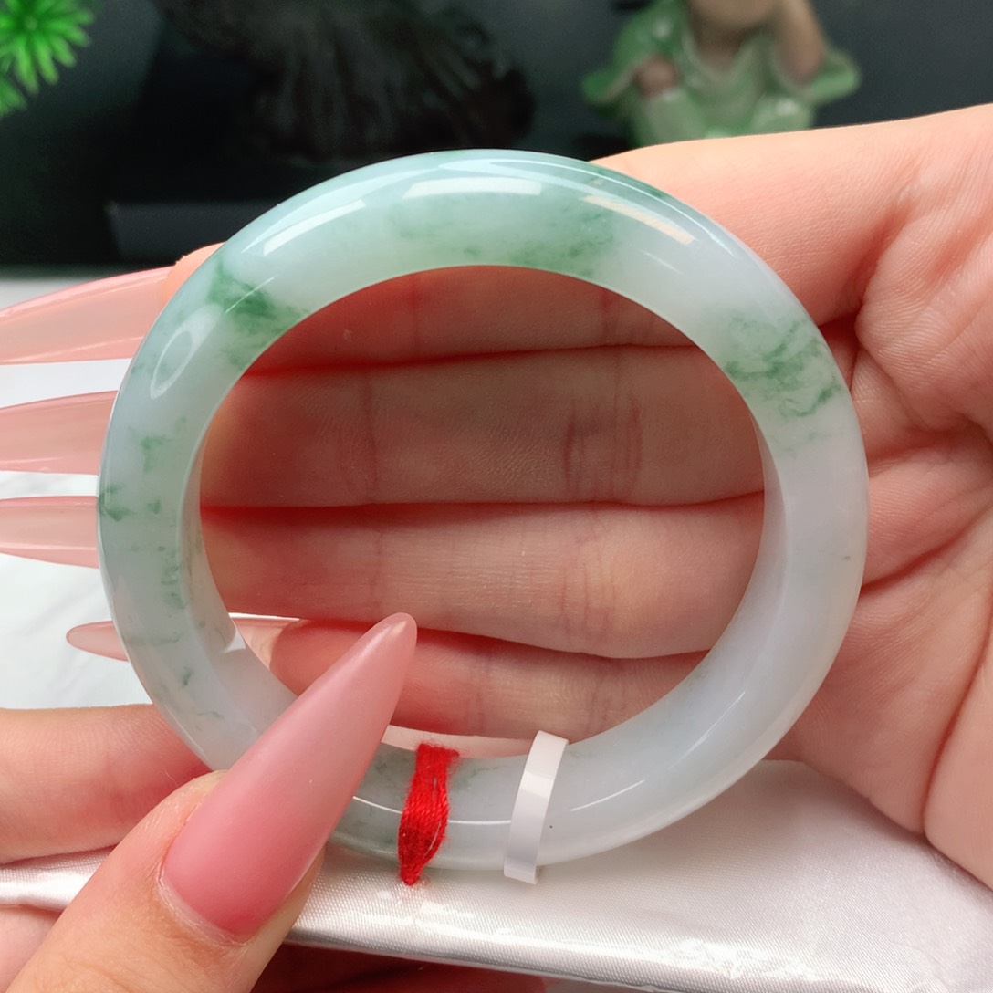 未镶嵌手镯翡翠正圈53
