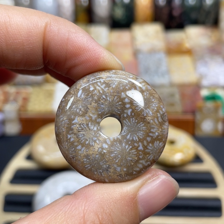 硅化玉未镶嵌颈饰k20