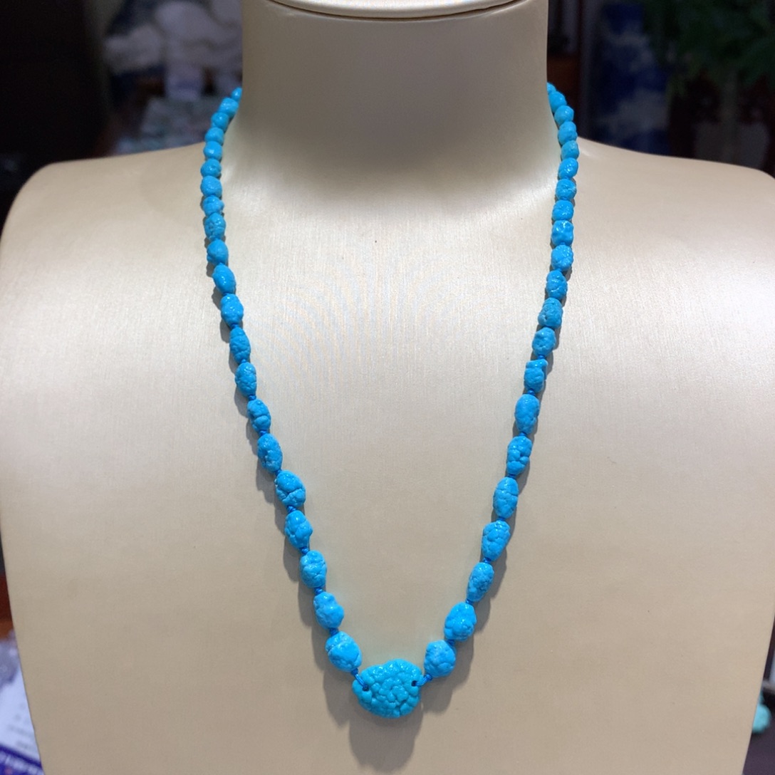 未镶嵌绿松石锁骨链