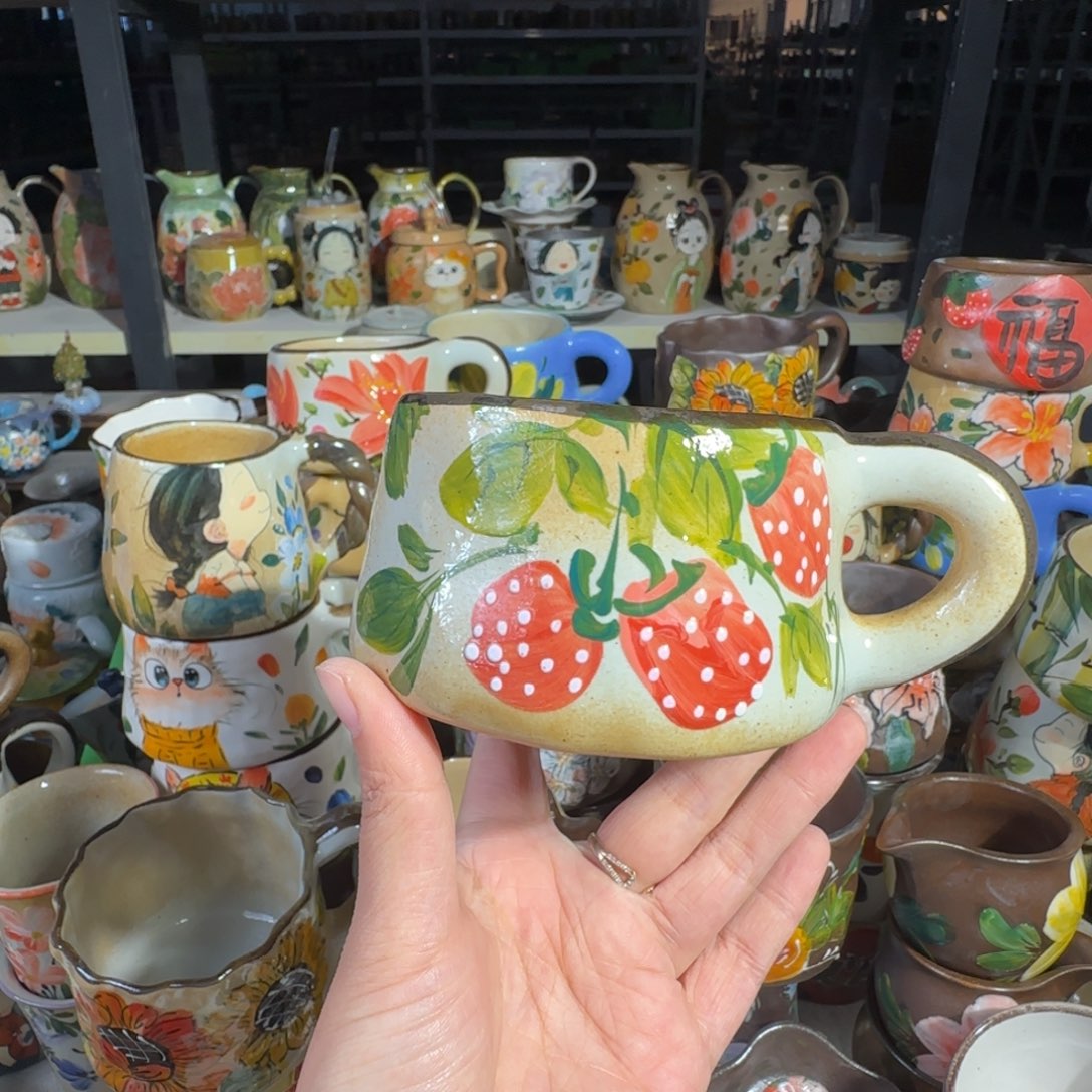 景德镇手工陶瓷釉下彩紫砂正品18