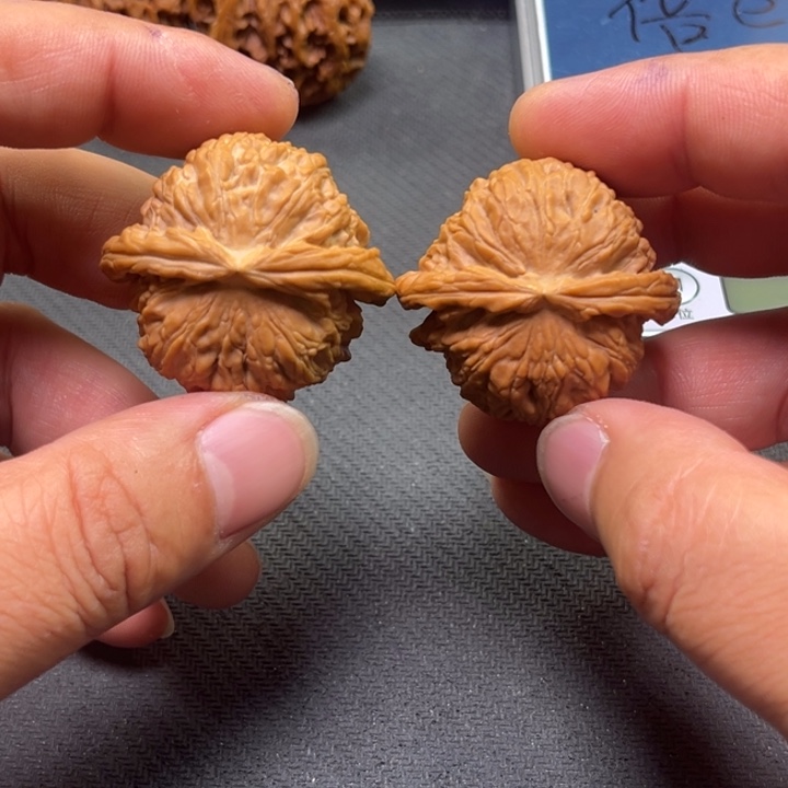 文玩核桃吊坠39白狮子