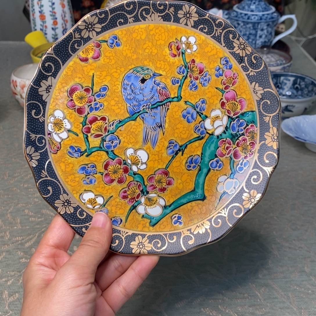 碟18 厘米 小杨瓷器陶瓷陶瓷