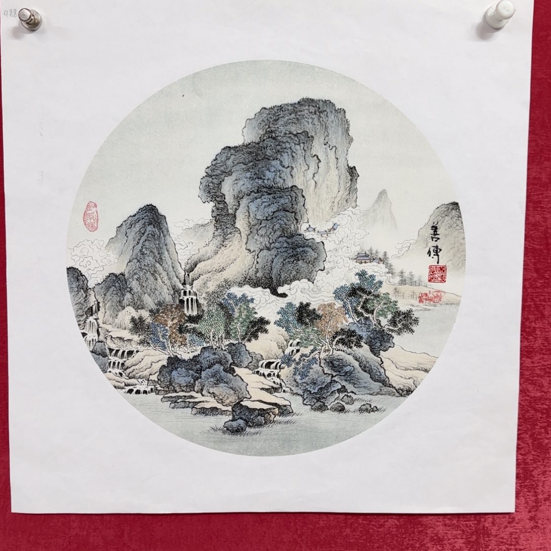 国画善传老师国画精品