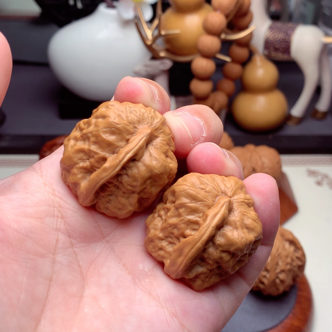 文玩核桃把件蛤蟆头一帆风顺  1号