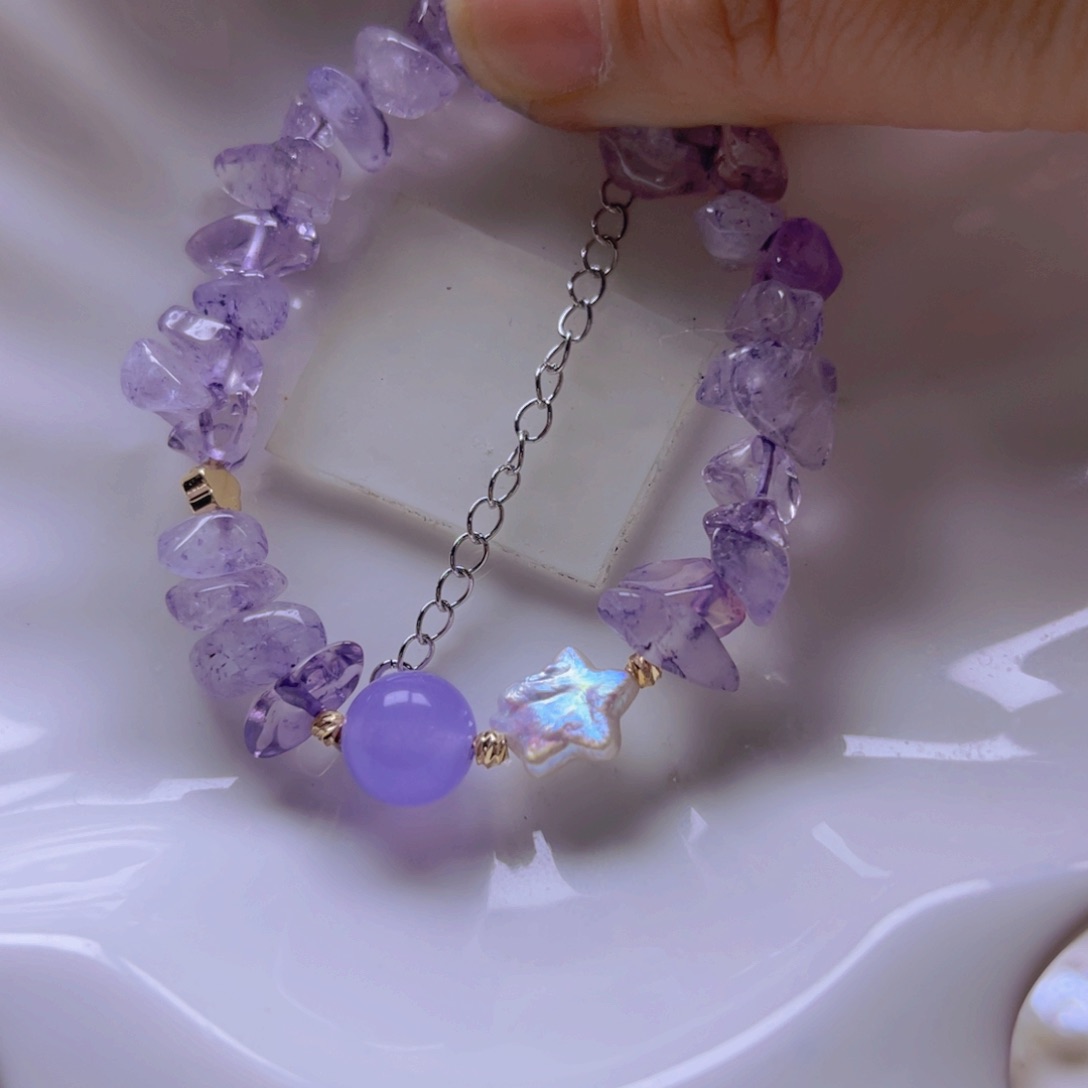 淡水珍珠手绳合金