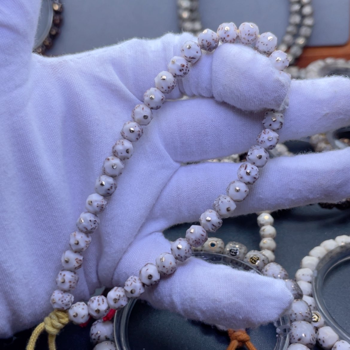 【闪购商品】星月菩提吊坠满钉留白无相手持