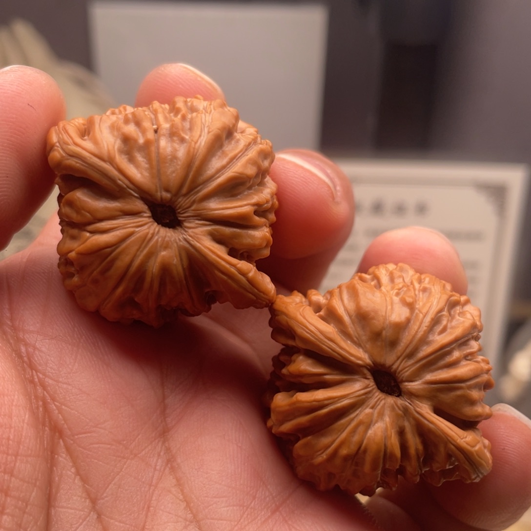 紅***斗把件文玩核桃汉高楼38尺（微修）