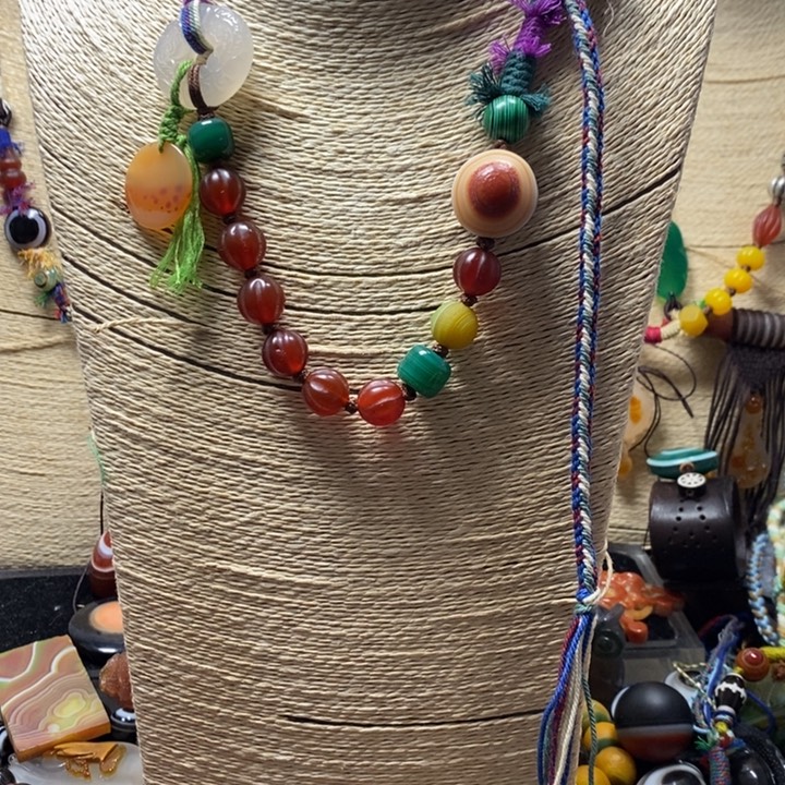 玛瑙/玉髓未镶嵌颈饰