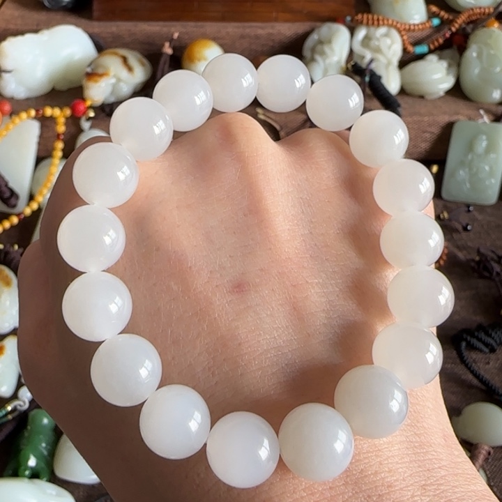 和田玉手链未镶嵌