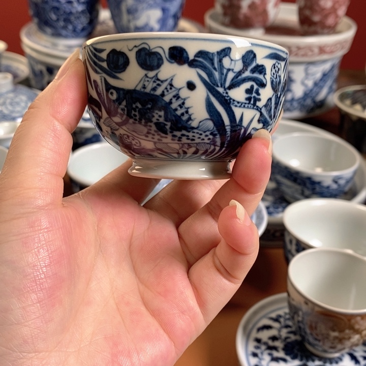 景德镇手绘杯杯杯杯