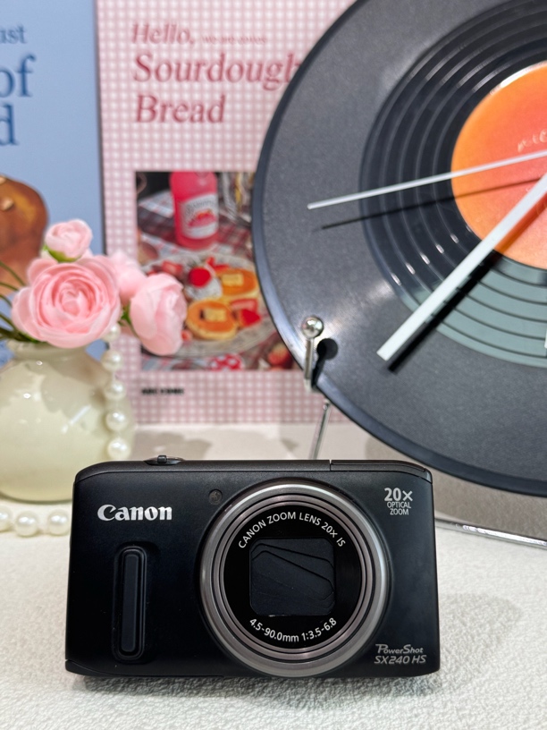 95新 Canon/佳能 sx240长焦冷白皮奶油肌氛围感1210w像素