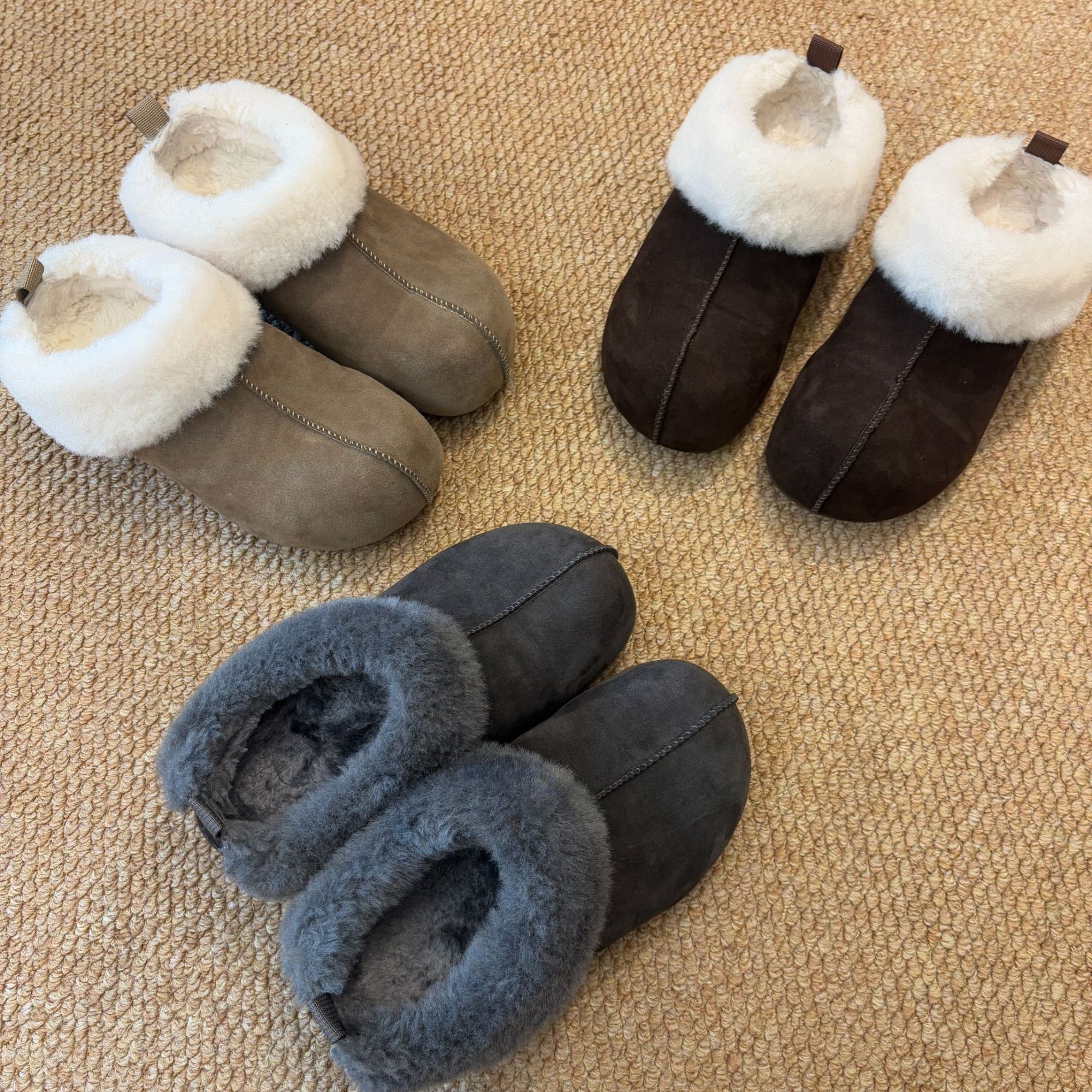 防脏棉鞋时尚雪地靴加厚增高高跟加绒保暖