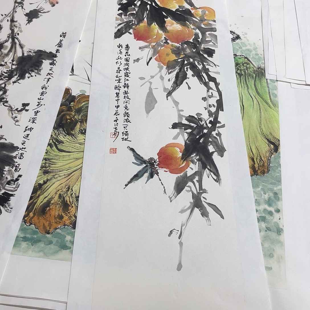 姜奇老师花鸟作品100×25